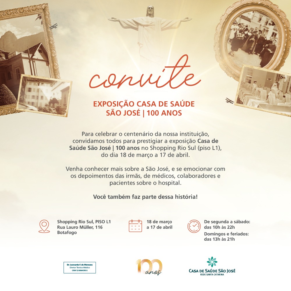 Casa de Saúde São José, no Humaitá, completa 100 anos Arquidiocese de São Sebastião do Rio de Casa de Saúde São José, no Humaitá, completa 100 anos Arquidiocese de São Sebastião do Rio de