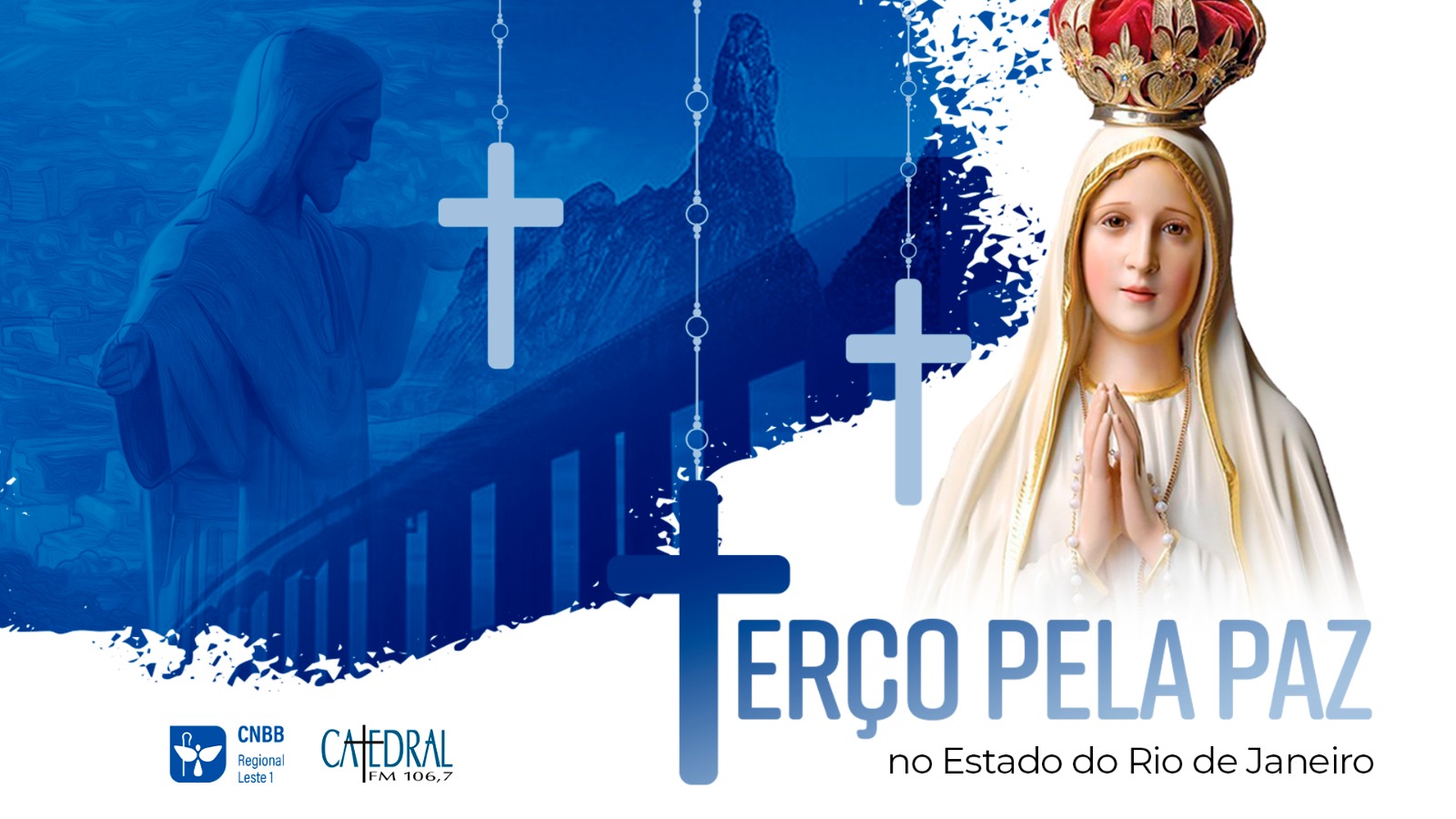 Dioceses do Regional Leste 1 se unem no Terço Mariano pela Paz com transmissão da Rádio Catedral