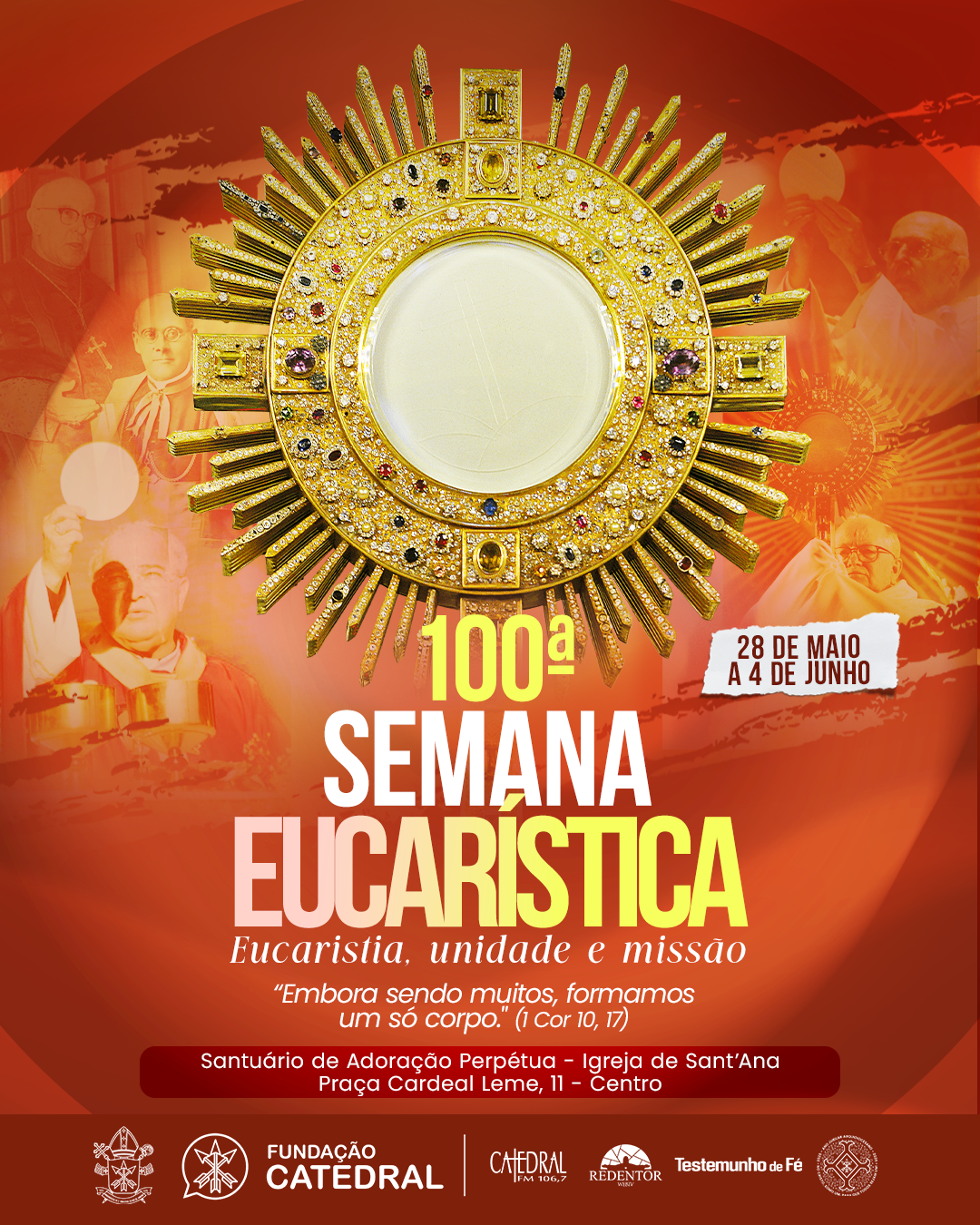 Semana Eucarística chega à 100ª edição na Igreja de Sant’Ana com foco na unidade e na missão
