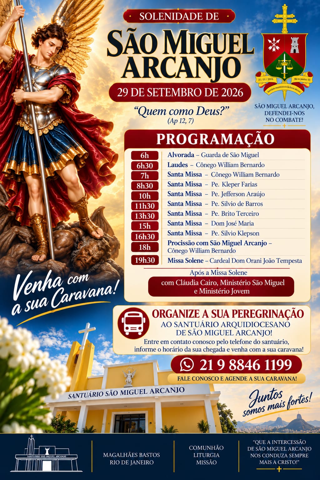 Devotos celebram São Vicente de Paulo no dia 27 de setembro